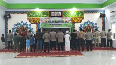 Polisi hingga Ojol di Gorontalo Salat Gaib untuk Affan Kurniawan