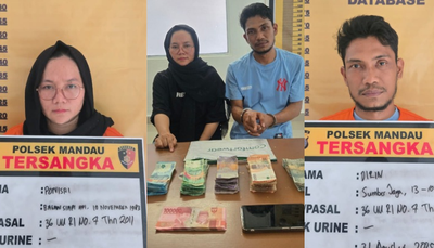Kasus Uang Palsu di Bengkalis,Oknum ASN Guru SD di Pekanbaru dan Suami Ditangkap Polisi