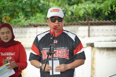 Bupati Garut Ikut Semarakkan Jalan Santai HUT RI ke-80