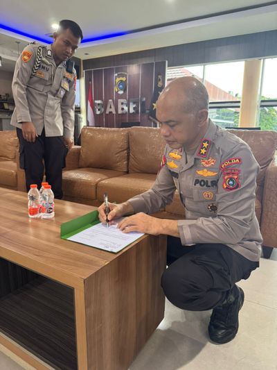 Kapolda Babel Serap Aspirasi Ojol, Kirimkan Surat Pernyataan Sikap Driver ke Kapolri