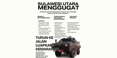 SULUT MENGGUGAT. Masyarakat: Hati-Hati dengan provokator!