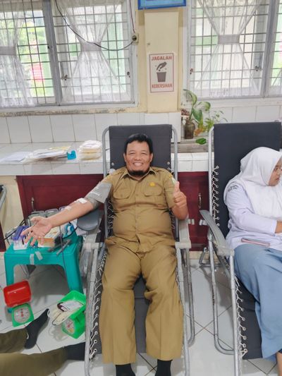 Sambut Hardikda SMAN 7 Banda Aceh Adakan Aksi Donor Darah