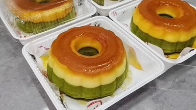Resep Caramel Cheesecake Matcha, Lembut, Gurih, dan Anti Gagal