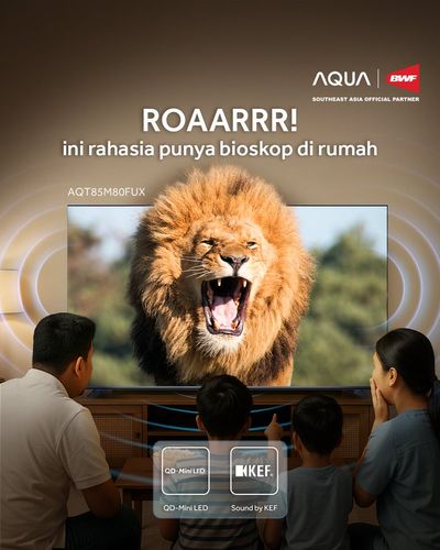 TV 85 Inci Cuma 20 Jutaan? Review AQUA TV AQT85M80FUX, Serasa Nonton Bioskop Mini