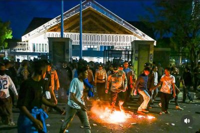 Demo Aliansi Rakyat Aceh di DPRA Berakhir Kondusif Meski Sempat Memanas