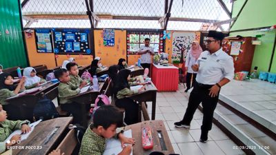 Kadindik Kota Serang Tijau Menu MBG Bagi Murid SDN Untuk Pastikan Menu Yang Higienis