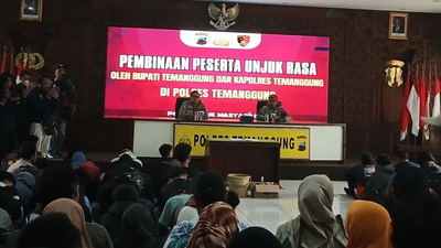 Polres Temanggung Bebaskan 98 Peserta Demo yang Masih Pelajar, Satu Orang Masih Diselidiki