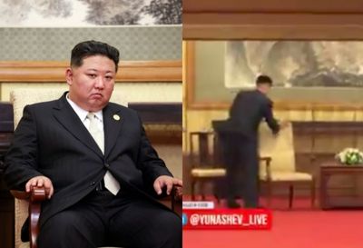 Viral Staf Kim Jong Un Sibuk Bersihkan Kursi dan Meja usai Bertemu Putin di Beijing, Bersihkan Jejak DNA?