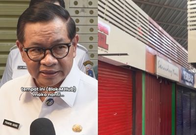 Ramai Video Kios Blok M Tutup, Pramono Anung Gratiskan Sewa 2 Bulan untuk UMKM