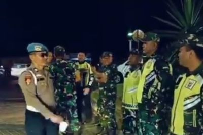 Puluhan Personel Gabungan Gelar Patroli Skala Besar di Muaro Jambi, Pastikan Kamtibmas Tetap Kondusif