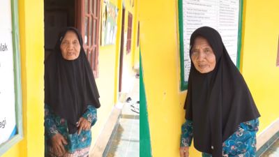 Inspiratif! Dedikasi Guru Berusia 87 Tahun di Kapuas yang Tetap Mengajar Meski Sudah Pensiun