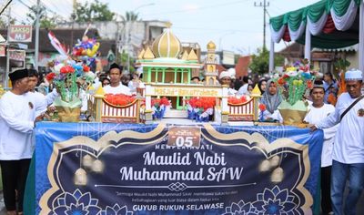 Meriahnya Endhog-endhogan di Banyuwangi, Ribuan Telur Hias Semarakkan Peringatan Maulid Nabi