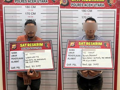 Kasus Curanmor di Lhoksukon Terbongkar, Dua Pria Dibekuk Polisi