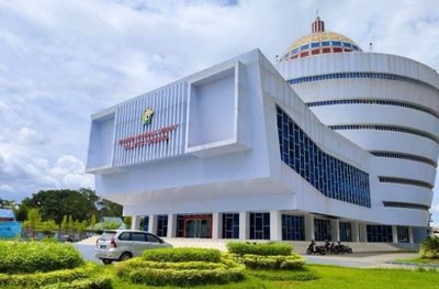 Teater Perpustakaan Modern Sultra Mangkrak Pasca Kebakaran, Pemprov Siapkan Renovasi