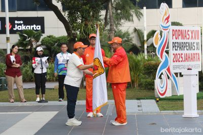 Pramono Kukuhkan Atlet DKI dan Lepas Kontingen ke POMNAS 2025