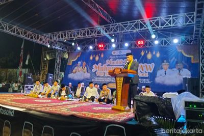 Munjirin Senang Peringatan Maulid di RW 01 Cilangkap Dihadiri Banyak Remaja