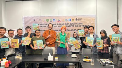 Kolaborasi Peneliti Australia, Cerita Rakyat dan Ilmiah Maros-Pangkep Hadir dalam Komik Edukatif