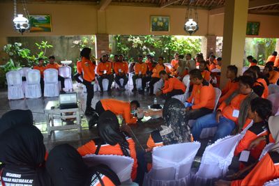 Basarnas Lampung Beri Pelatihan kepada Masyarakat Tentang Upaya Pencarian dan Pertolongan