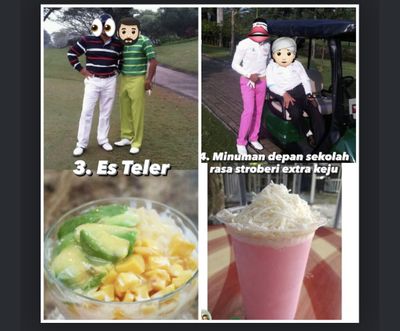 5 Gaya Sahroni Main Golf Ternyata Ada yang Mirip Es Teler, Bikin Ngakak
