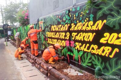 Penataan Area Bekas TPS di Kalisari Hampir Rampung, Kawasan Kini Jadi Lebih Estetik