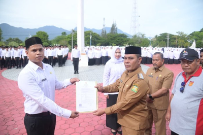 Resmi! 890 PPPK Tahap I Terima SK dari Bupati Aceh Besar