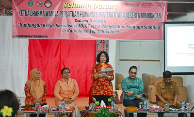 DWP Sumut Gaungkan Kolaborasi Lawan Stunting di Tapanuli Utara