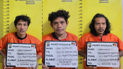 Tiga Pelaku Maling di Bengkalis di Tangkap Polisi