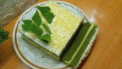 Resep Brownies Matcha Lapis Keju yang Lembut dan Enak Banget