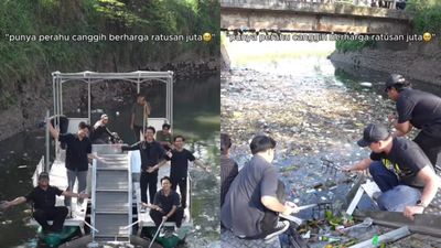 Pandawara Group Punya Perahu Pembersih Canggih Senilai Ratusan Juta untuk Bersihkan Sungai