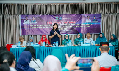PKK Medan Maimun Torehkan Prestasi IVA Test, Kahiyang Ayu Angkat Jempol
