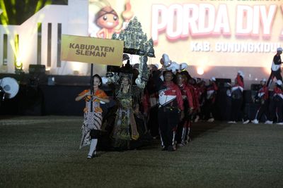 Pembukaan PORDA XVII DIY di Gunungkidul, Bupati Harda Harap Sleman Juara Umum Empat Kali Beruntun