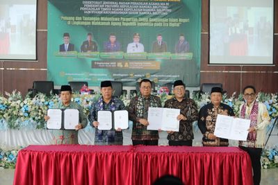 Gubernur Babel Hidayat Arsani Teken MoU dengan PTA, Memberikan Perlindungan Terhadap Perempuan dan Anak