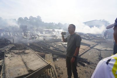 Pasca Kebakaran di Mansalong, Pemkab Nunukan Lakukan Penangan Darurat