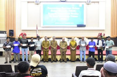 Ratusan Abang Bentor di Kota Gorontalo Dapat Voucher BBM Seharga Rp200 Ribu dari Pemerintah