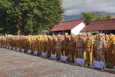 Bupati Garut Tekankan Optimalisasi Aplikasi SRIKANDI dalam Apel Gabungan