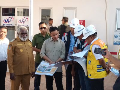 Wapres Gibran Tinjau Pembangunan Pusat Pemerintahan Papua Selatan