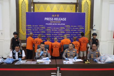 Polres Aceh Selatan Bongkar 3 Kasus Kriminal, dari Curanmor hingga KDRT