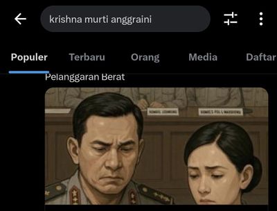 Ramai Tagar Khrisna Murti Anggraini di X, Benarkan Ada Dugaan Perselingkuhan Jenderal Polri?