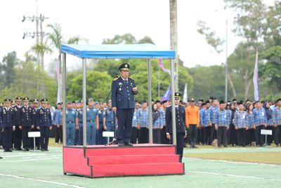 Gubernur Babel Hadiri Upacara HUT ke-55 Hari Perhubungan, Hidayat: Transportasi Pondasi Penting Wujudkan Visi Indonesia Emas 2045