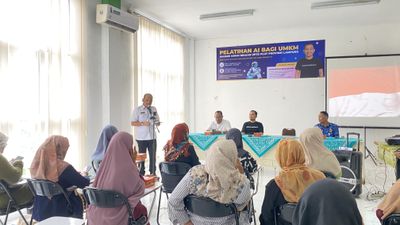 25 Pelaku UMKM Provinsi Lampung Ikuti Pelatihan Artificial Intelligence (AI)