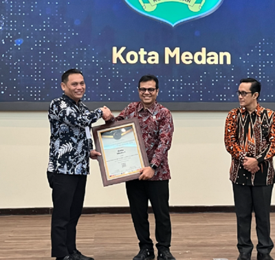 Transformasi Digital Antarkan Pemko Medan Raih GM-DTGI Award 2025