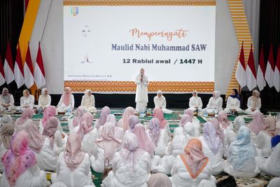 TP PKK Lampung Gelar Peringatan Maulid Nabi Muhammad SAW