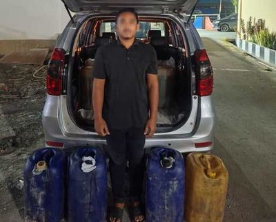Polres Aceh Barat Bongkar Modus Mobil Modif Isi BBM Subsidi