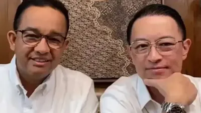 Kunjungan Anies Baswedan Menyambut Pembebasan Tom Lembong