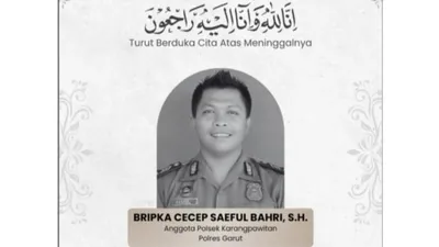 Kapolri Berikan Kenaikan Pangkat Anumerta untuk Bripka Cecep Saeful Bahri