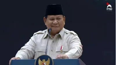 Kongres Perdana PSI: Prabowo Subianto Berikan Pantun Menggugah untuk Kaesang Pangarep