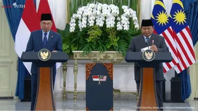Pertemuan Prabowo dan Anwar Ibrahim Bahas Konflik Iran-Israel dan Dukungan untuk Palestina