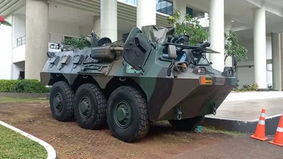 Pengamanan Rutin TNI di Kejaksaan Agung: Kendaraan Taktis Anoa Siaga