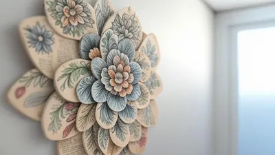 Hiasan Dinding Kreatif dari Koran Bekas: Solusi Ekonomis untuk Ruang Tamu