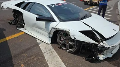 Kecelakaan Supercar Lamborghini di Tol Kunciran, Tangerang